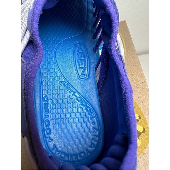 Keen Big Kid’s liberty azure blue shoes size New! #4-0013 - Picture 4 of 8